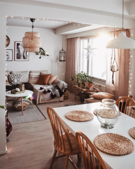 Boho living room light cheap fixture